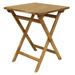 Rosecliff Heights Heiman Teak Dining Table Wood in Brown/White | 29.75 H x 24 W x 24 D in | Outdoor Dining | Wayfair