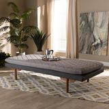 George Oliver Lynden Twin Daybed Upholstered/Polyester in Gray | 17.1 H x 71.9 W x 33.1 D in | Wayfair E20DA949BC1142238AC05E5483A83143