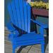 Rosecliff Heights Ansel Folding Adirondack Chair - Poly Outdoor Furniture Plastic/Resin in Blue | 48 H x 27.75 W x 45 D in | Wayfair