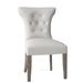 Hekman Bryn Tufted Wingback Side Chair Faux Leather/Upholstered/Velvet/Fabric in Red/White | 40 H x 24 W x 26.5 D in | Wayfair 72751034-094F