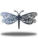 Rosalind Wheeler Loftis Dragonfly Metal in Black | 6 H x 12 W x 0.06 D in | Wayfair 76E355691E184E098DC0B1411A3A727B