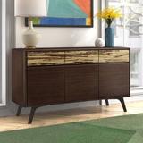 Union Rustic Tasia Sideboard Wood in Brown | 32 H x 57 W x 18 D in | Wayfair 64E03E9AAFF84B9380C7332F6929A3EC