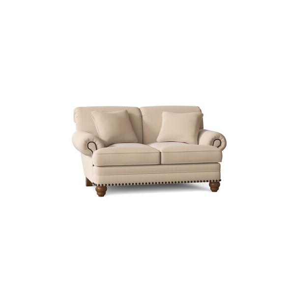 canora-grey-ballester-65"-rolled-arm-loveseat-w--reversible-cushions-wood-velvet-polyester-other-performance-fabrics-in-brown-|-wayfair/