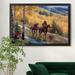 Union Rustic Glow of indian Summer - Picture Frame Painting Print on Canvas Canvas, Solid Wood in Brown/Yellow | 30.5 H x 42.5 W x 1.5 D in | Wayfair