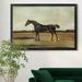 Union Rustic Trentham, a Bay Colt - Picture Frame Painting Print on Canvas Canvas, Solid Wood in Brown/Green | 30.5 H x 42.5 W x 1.5 D in | Wayfair