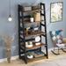 Latitude Run® 56.49" H x 23.62" W Steel Ladder Bookcase in Black | 56.49 H x 23.62 W x 15.74 D in | Wayfair 1A283F05220C48B0BCEC48C5B7EDDD58