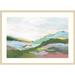 Joss & Main Highland I by Isabelle Z - Picture Frame Painting Print Paper, Solid Wood in Blue/Brown/Green | 31 H x 43 W x 1 D in | Wayfair