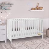 Isabelle & Max™ Feldt 3-in-1 Convertible Crib Wood in Brown/White | 38 H x 55 W x 30 D in | Wayfair 6951DF1362BF4151A90561BED1D798B3