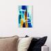 Ivy Bronx Neptune - Painting Print on Canvas in Blue/Orange/Red | 15 H x 10 W x 1.5 D in | Wayfair E31FF4C36762426097F59EF8240A8CBE