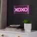 Trinx XOXO 6" LED Neon Sign in Pink | 6 H x 11.75 W x 2 D in | Wayfair 3D2D71A331474B2292E65A7C5C37BC8C