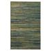 White 24 x 0.41 in Area Rug - Bay Isle Home™ Mcglone Striped Tufted Green/Blue/Gray Area Rug Polyester | 24 W x 0.41 D in | Wayfair