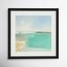 Joss & Main Summer Coastline by Julia Purinton - Picture Frame Painting Print Paper | 33 H x 33 W x 1 D in | Wayfair