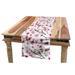 East Urban Home Cherry Blossom Table Runner Polyester in Gray/Pink | 16 D in | Wayfair B6D767ACAE6D4C6DA4713F604B3C9943