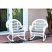 Darby Home Co Berchmans Wicker Rocker Chair w/ Cushions Wicker/Rattan in Gray/Blue/White, Size 36.0 H x 35.0 W x 29.0 D in | Outdoor Furniture | Wayfair