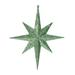 The Holiday Aisle® Glitter Bethlehem Star Ornament Plastic in Green | 12 H x 12 W x 2 D in | Wayfair BDAC585CF1024069839E9995D33C89CB