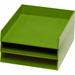 Rebrilliant Desk Organizer Set Wood in Green | 6 H x 10 W x 13.5 D in | Wayfair REBR4331 42973734