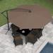 Brayden Studio® Akosha 9' 6" Cantilever Umbrella Metal in Brown | 99.6 H in | Wayfair 6A4A10C70BA04481BCCEA5BC3132A1CC