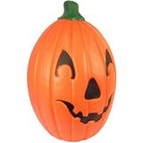 The Holiday Aisle® Pumpkin Blow Mold Halloween Lighted Display Metal in Orange | 23.25 H x 15.45 W x 15.4 D in | Wayfair