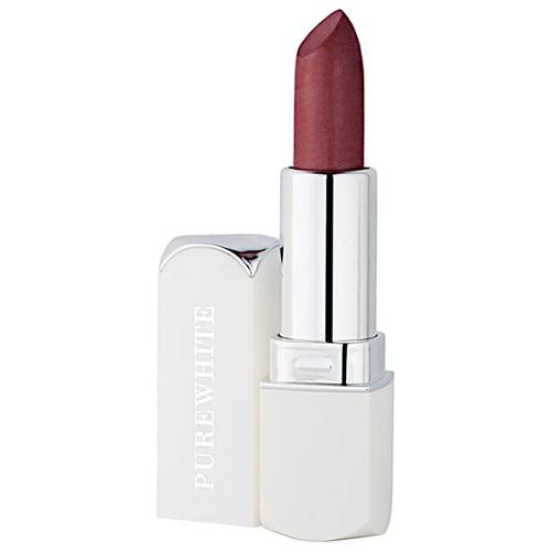 Pure White Cosmetics - Purely Inviting Satin Cream Lipstick Lippenstifte 3,9 g DEEP PLUM