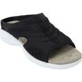 Extra Wide Width Women's The Tracie Slip On Mule by Easy Spirit in Jet Black (Size 7 WW)