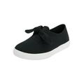 Wide Width Women's The Anzani Slip On Sneaker by Comfortview in Black (Size 7 W)