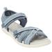 Women's The Annora Water Friendly Sandal by Comfortview in Denim (Size 8 M)