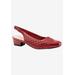 Women's Dea Slingbacks by Trotters® in Dark Red Quilted (Size 7 1/2 M)