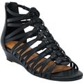 Women's The Helen Sandal by Comfortview in Black (Size 12 M)