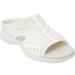 Wide Width Women's The Tracie Slip On Mule by Easy Spirit in Bright White (Size 8 1/2 W)