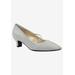 Women's Idenah Pump by J. Renee in Silver Glitter (Size 11 M)