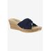 Women's Dinah Tuscany Sandal by Easy Street in Navy (Size 8 1/2 M)