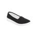 Women's The Dottie Slip On Sneaker by Comfortview in Black (Size 7 1/2 M)