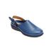 Extra Wide Width Women's The Indigo Convertible Mule by Comfortview in Dark Denim (Size 11 WW)