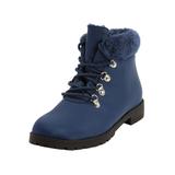 Wide Width Women's The Vylon Hiker Bootie by Comfortview in Navy (Size 8 W)