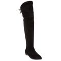 Wide Width Women's The Cameron Wide Calf Boot by Comfortview in Black (Size 7 W)