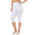 Plus Size Women's Rago® Light Control Capri Pant Liner 920 by Rago in White (Size 9XL) Slip