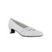 Extra Wide Width Women's Entice Pump by Easy Street in White (Size 8 WW)