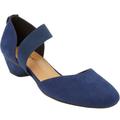 Extra Wide Width Women's The Camilla Pump by Comfortview in Evening Blue (Size 10 WW)