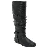 Women's The Arya Wide Calf Boot by Comfortview in Black (Size 9 1/2 M)