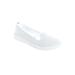 Wide Width Women's The Dottie Slip On Sneaker by Comfortview in White (Size 9 1/2 W)