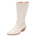 Women's The Larke Wide Calf Boot by Comfortview in Winter White (Size 8 M)