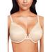 Plus Size Women's Comfort Devotion Extra Coverage T-Shirt Bra 09404 by Maidenform in Latte Black (Size 34 DD)