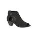 Wide Width Women's Carrigan Booties by Easy Street® in Black (Size 7 W)