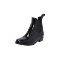 Wide Width Women's The Uma Rain Boot by Comfortview in Black (Size 8 W)