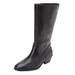 Wide Width Women's The Larke Wide Calf Boot by Comfortview in Black (Size 9 W)