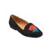 Extra Wide Width Women's The Brinley Flat by Comfortview in Black (Size 7 1/2 WW)