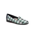 Extra Wide Width Women's Liz Flats by Trotters® in Navy Multi (Size 7 1/2 WW)