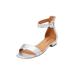 Women's The Alora Sandal by Comfortview in Silver (Size 10 1/2 M)