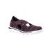 Women's TravelActiv Avid Slip-On by Propet in Black Berry (Size 8 1/2 M)