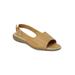 Extra Wide Width Women's The Adele Sling Sandal by Comfortview in Suntan (Size 7 1/2 WW)